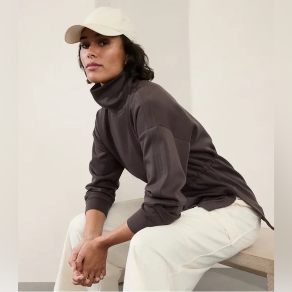 Athleta Allure Cinch Sweatshirt Size Extra Large - Picture 4 of 5